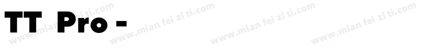 TT 规范 Pro 中字体转换